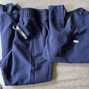 figs - navy - catarina S and zamora high waist MP